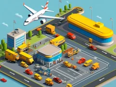 Mäng Taxi Empire Airport Tycoon Internetis