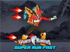 Mäng Power Rangers Super Run Fast Internetis