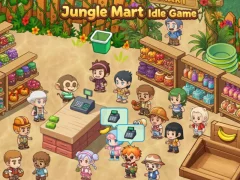 Mäng Jungle Mart idle game Internetis