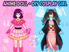 Mäng Anime Doll - DIY Cosplay Girl Internetis