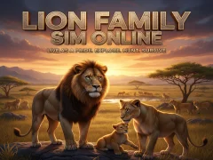Mäng Lion Family Sim Online Internetis