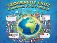 Mäng Geography Quiz Countries Flag Capitals Internetis