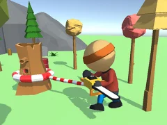 Mäng Wood Man Cutter Internetis