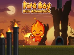 Mäng Fire Boy Run Adventure Internetis