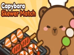 Mäng Capybara Skewer Match Internetis