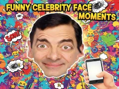 Mäng Funny Celebrity Face Moments Internetis