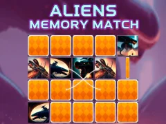 Mäng Aliens Memory Match Internetis