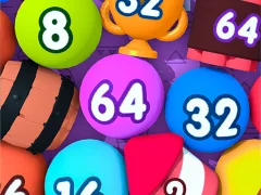 Mäng Bubble Merge 2048 Internetis