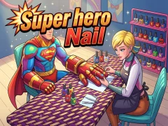 Mäng Super hero Nail Internetis