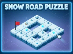 Mäng Snow Road Puzzle Internetis