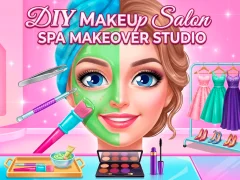 Mäng DIY Makeup Salon Spa Makeover Studio Internetis