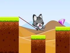Mäng Swing Cat Endless Jump Internetis