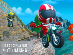 Mäng Crazy 2 Player Moto Racing Internetis