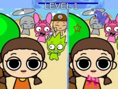 Mäng Sprunki and Squid Game Difference Internetis
