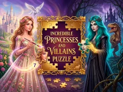 Mäng Incredible Princesses and Villains Puzzle Internetis