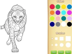 Mäng Wild Animals Coloring Book Internetis