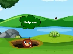Mäng Help Injured Bird Fallen Down Internetis
