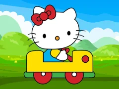 Mäng Cute Kitty Car Jigsaw Internetis