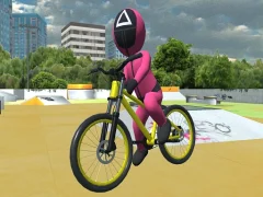 Mäng Squid Gamer BMX Freestyle Internetis