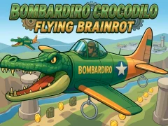 Mäng Bombardiro Crocodilo Flying Brainrot Internetis