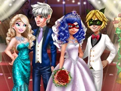 Mäng Ladybug Wedding Royal Guests Internetis