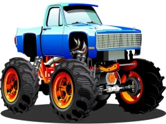 Mäng Monster Truck Puzzle Internetis