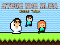 Mäng Steve and Alex Skibidi Toilet Internetis