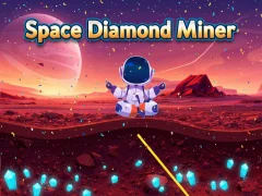 Mäng Space Diamond Miner Internetis