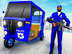 Mäng Police Auto Rickshaw Taxi Internetis