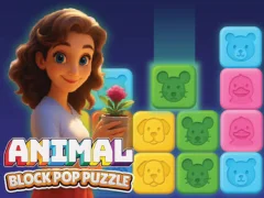Mäng Animal Block Pop Puzzle Internetis