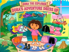 Mäng Dora The explorer Dora's Adventure Dress Up Internetis