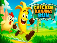 Mäng Chicken Banana Run Internetis