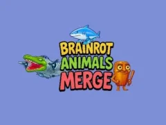 Mäng Brainrot Animals Merge Internetis