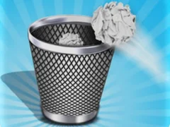 Mäng Trash Toss Paper Flings Internetis