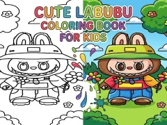 Mäng Cute Labubu Coloring Book for Kids Internetis