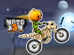 Mäng Moto X3M Spooky Land Internetis