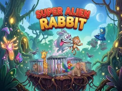 Mäng Super Alien Rabbit Internetis