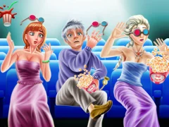 Mäng Ice Family Movie Night Internetis