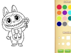 Mäng Labubu Doll Coloring Book for Kids Internetis