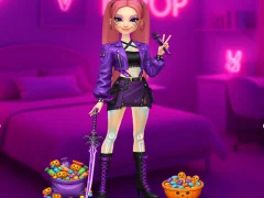 Mäng K-Pop Halloween Dress Up Internetis