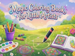 Mäng Magic Coloring Book for Little Artists Internetis