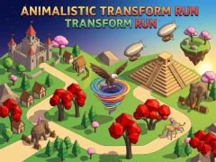 Mäng Animalistic Transform Run Internetis