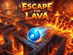 Mäng Escape the lava Internetis
