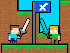Mäng Friends Battle Swords Drawn Internetis