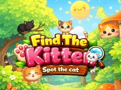 Mäng Find the Kitten Spot the Cat Internetis