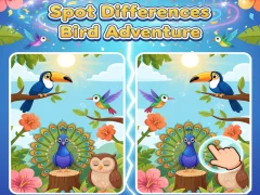 Mäng Spot Differences Bird Adventure Internetis