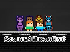 Mäng Steve and Alex vs Fnaf Internetis