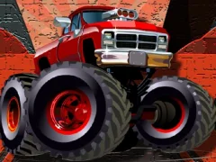 Mäng Crazy Monster Trucks Puzzle Internetis