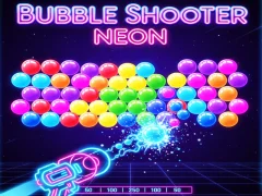 Mäng Bubble Shooter Neon Internetis
