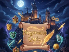 Mäng Hogwarts Quiz Internetis